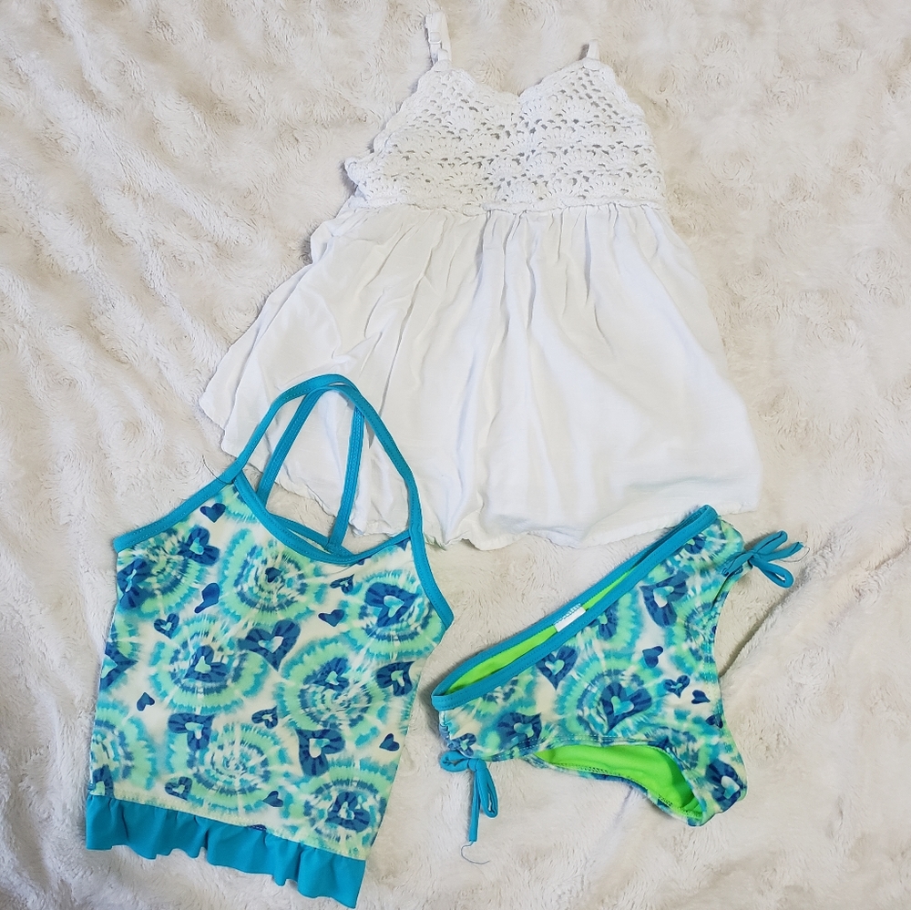 Girls swimsuit and tank top